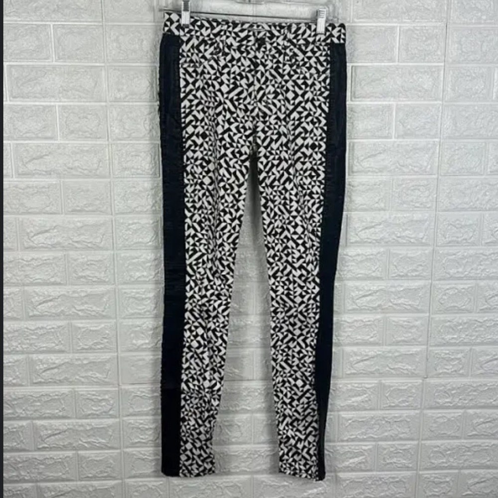 MOTHER The Colorblock Look or Prism Love Pants Skinny Jeans